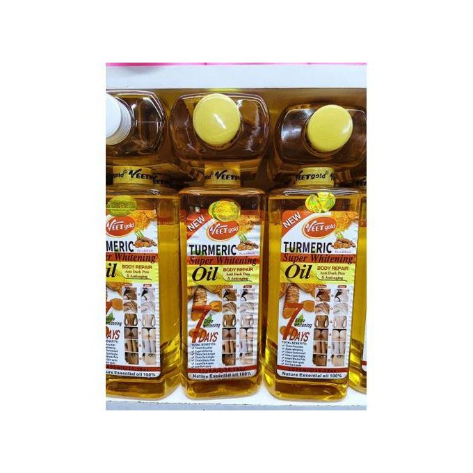 VEET GOLD Turmeric Oil Super Whitening & Brightening Body Oil-1000ml