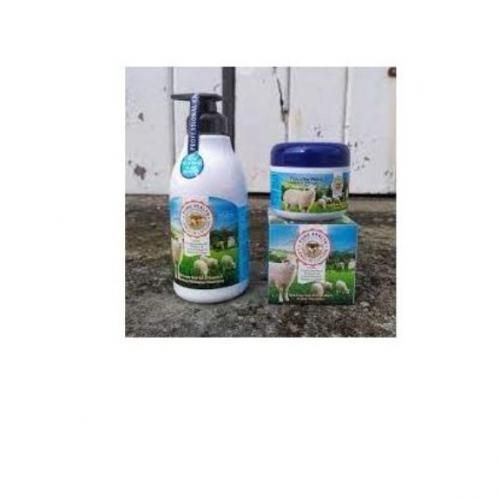 Fruit Of The Wokali Whitening &Brightening Lanolin Goat Milk Cream Plus Lanolin Goat Body Lotion