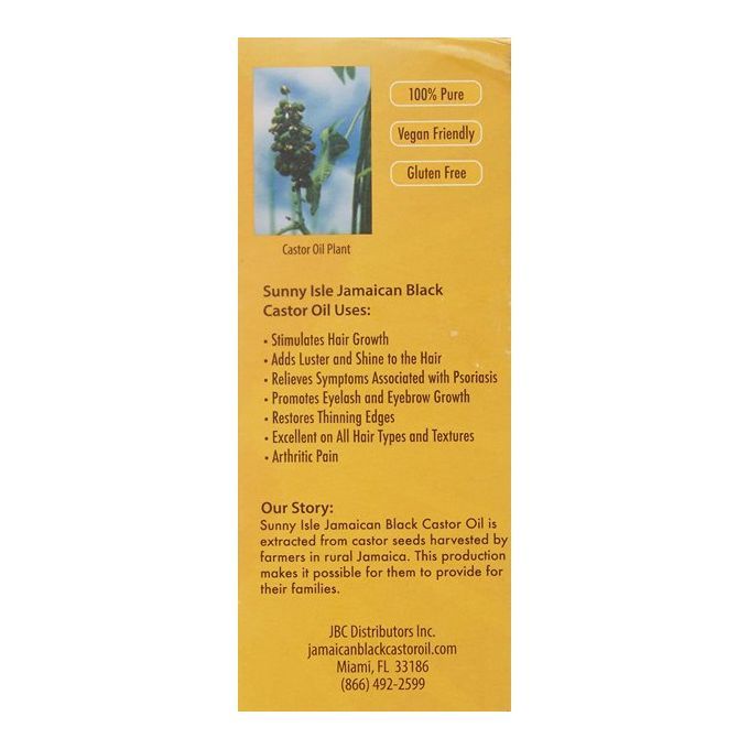 Castor Oil 100% Pure Jamaican Black Castor Oil