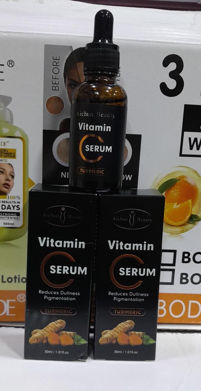 Aichun beauty vitamin c turmeric Plant Extract Face Serum