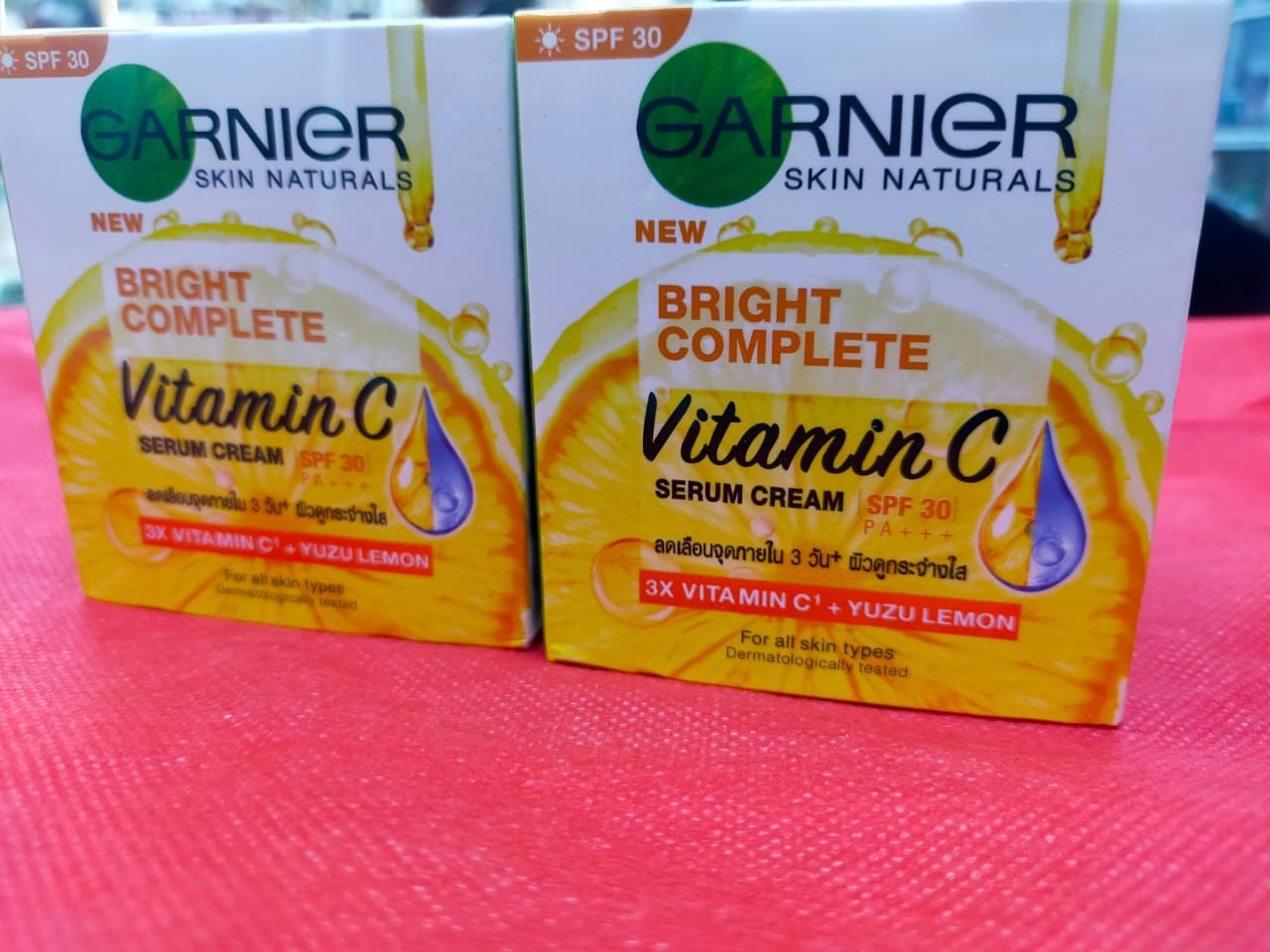 Garnier bright complete vitamin c serum cream