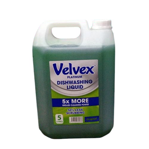 Velvex 5ltrs Platinum Dishwashing Liquid