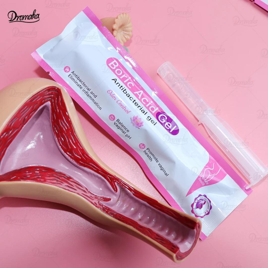 Femcare boric acid gel(removes bad odour and itching)