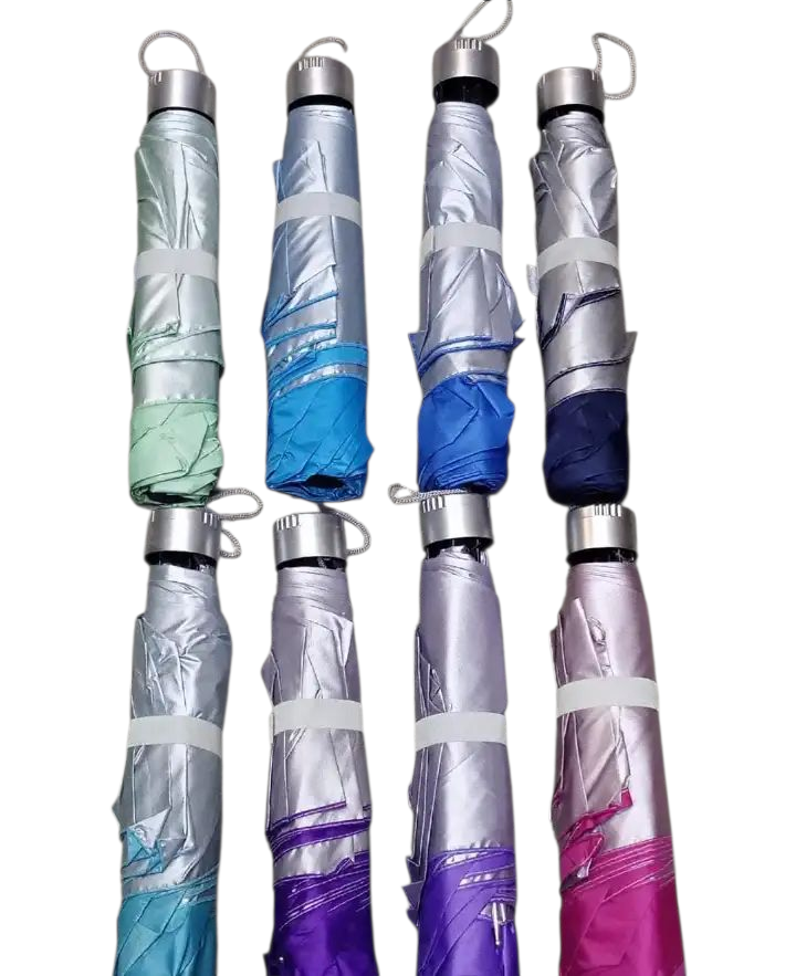 Mini Pocket Folding Umbrella Rain Small Fashion Women Men Parasol Girls Anti-UV Waterproof Windproof Portable Travel Umbrella This umbrella can block ultraviolet rays a