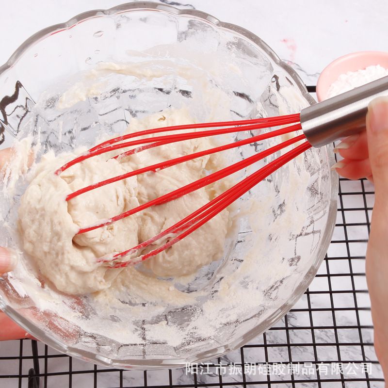 Silicone kitchenware Set 5-Piece Spatula  Cake Tool Oil Brush  Cream Mixer  Silicone Baking Set