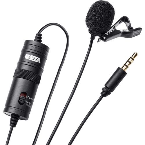 BOYA Microphone Combo Pack – BY-MM1 Shotgun & BY-M1 Omnidirectional Lavalier Microphones