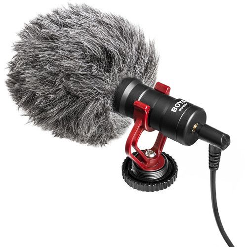 BOYA Microphone Combo Pack – BY-MM1 Shotgun & BY-M1 Omnidirectional Lavalier Microphones