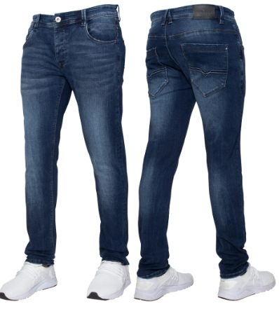 Fashion 3-Pack Men’s High-Quality Durable Denim Jeans Trousers – Stylish Blue, Gray, and Black for Everyday Comfort and Style