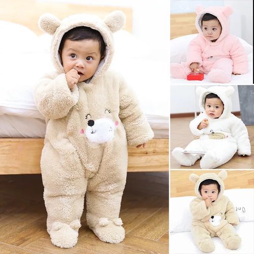 Warm Baby Rompers – Unisex Design, Ultra-Warm & Comfortable with Heavy-Duty Material for All-Season Protection