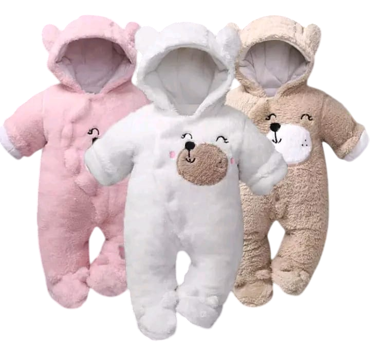 Warm Baby Rompers – Unisex Design, Ultra-Warm & Comfortable with Heavy-Duty Material for All-Season Protection