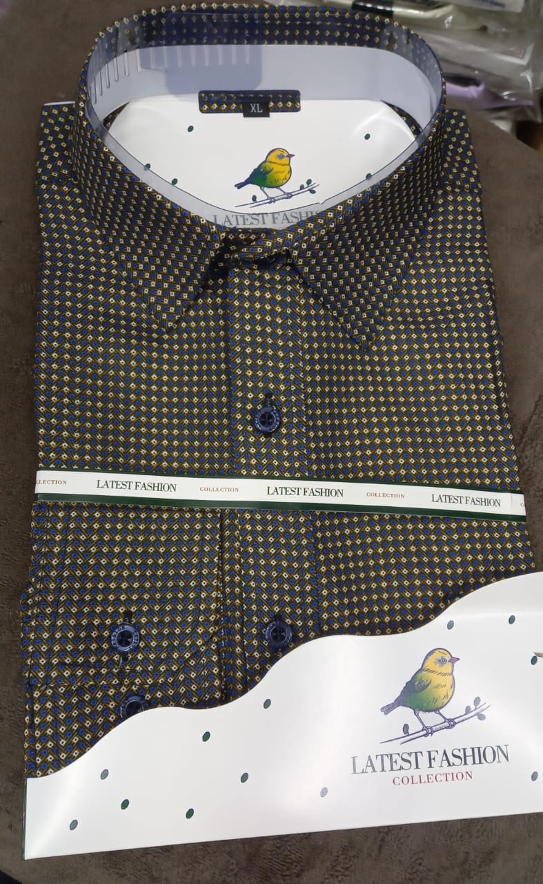 New Fashion Classic Men's Normal Fit Cotton Long Sleeve Official Shirt  Multiple Designs S-5XL