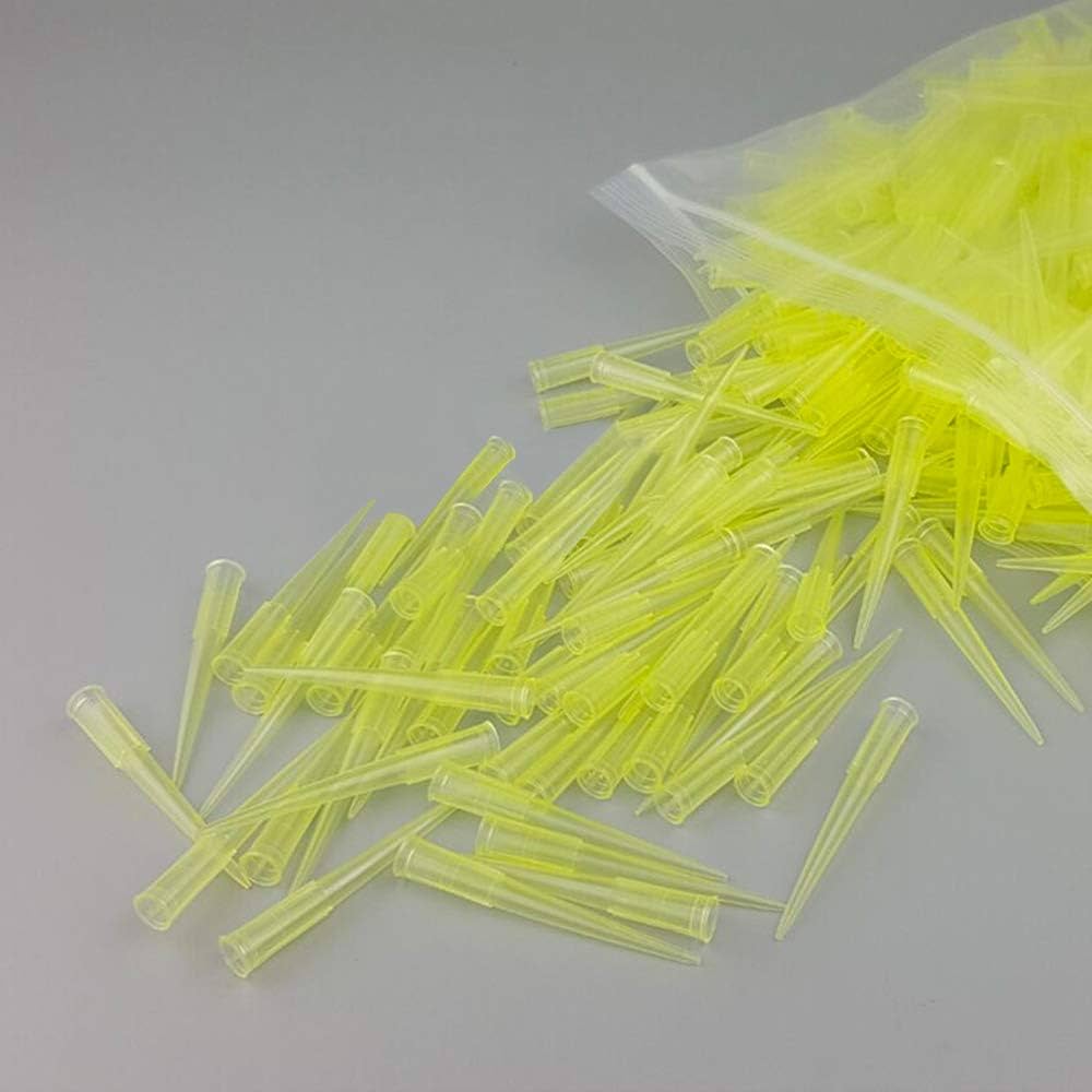 🧪 Generic 1000 µl (1 ml) Yellow Pipette Tips – Fine Tip Transfer Lab Tips for Universal Fit