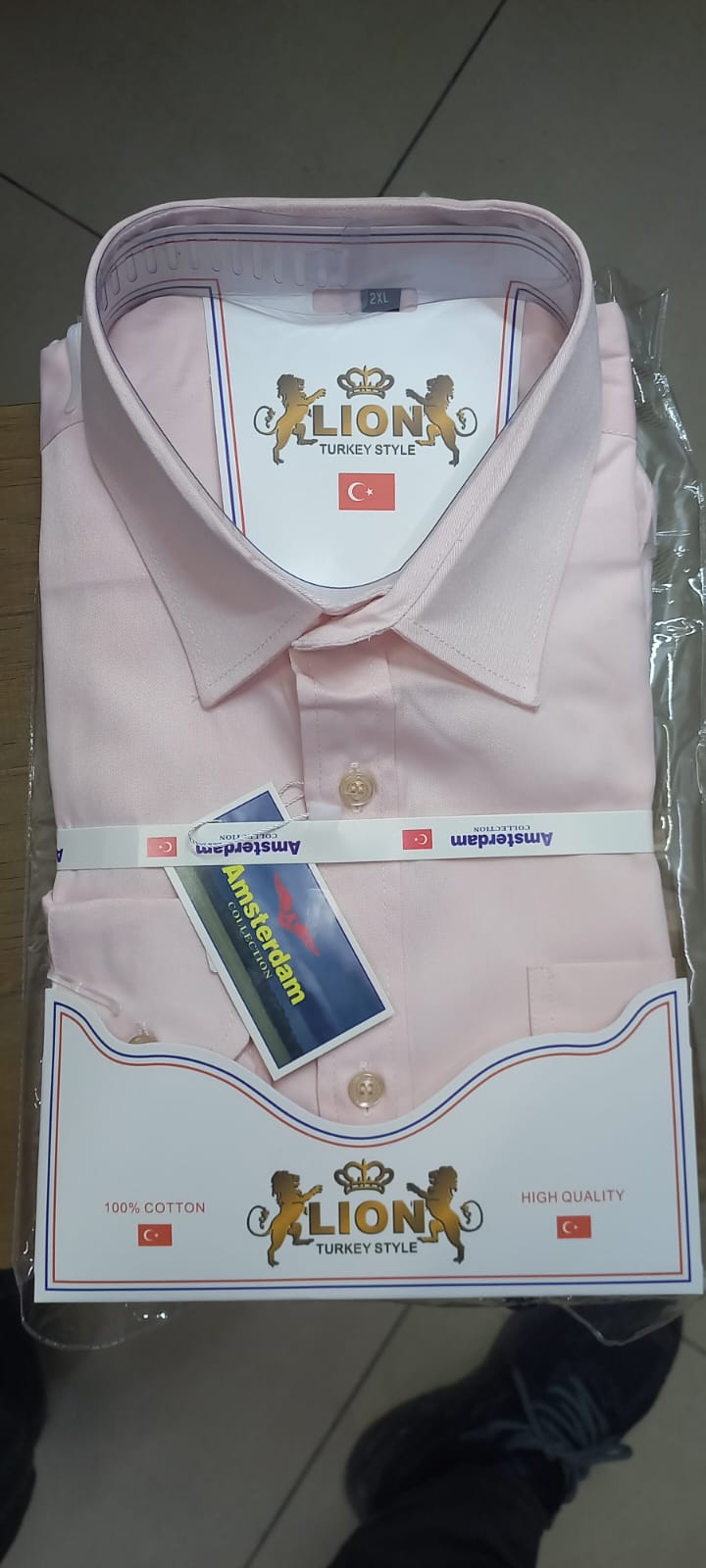 Official Long-Sleeved Men’s Cotton Shirts – Classic Fit Dress Shirts Available in Sizes S to XL – Comfortable, Breathable, and Ideal for Work or Formal Occasions