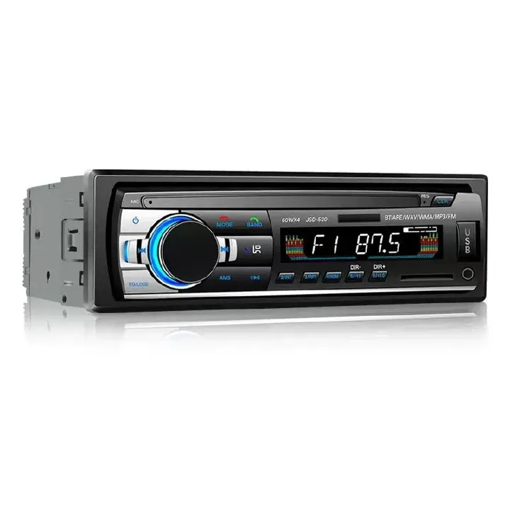 Car Radio Stereo FM Bluetooth MP3 Audio Player Cellphone Handfree Digital USB/SD With In Dash Aux Input