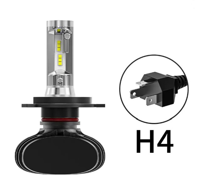 2pcs LED Car Headlight LED Bulb H1 H3 H4 H47 H8/H11 9005 LED Lights Car Canbus Headlamp Hi/Lo Beam Light Fog Lamp White 6000k