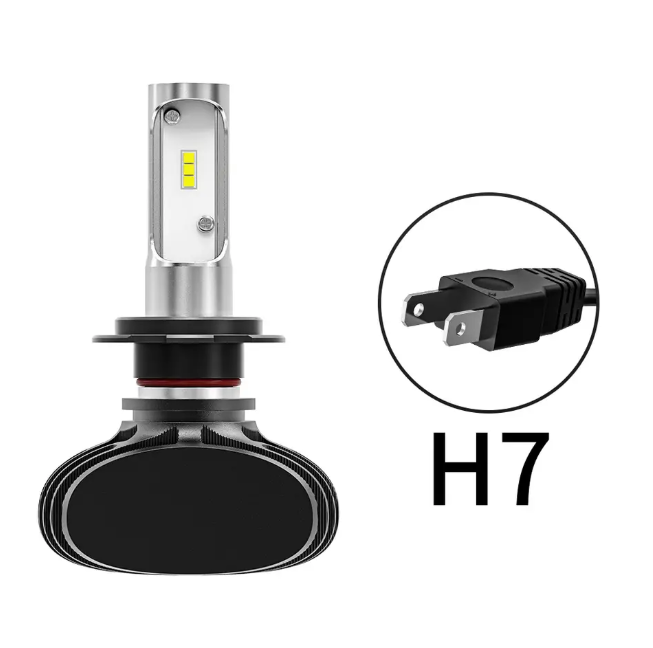 2pcs LED Car Headlight LED Bulb H1 H3 H4 H47 H8/H11 9005 LED Lights Car Canbus Headlamp Hi/Lo Beam Light Fog Lamp White 6000k