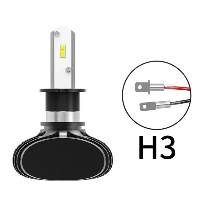 2pcs LED Car Headlight LED Bulb H1 H3 H4 H47 H8/H11 9005 LED Lights Car Canbus Headlamp Hi/Lo Beam Light Fog Lamp White 6000k
