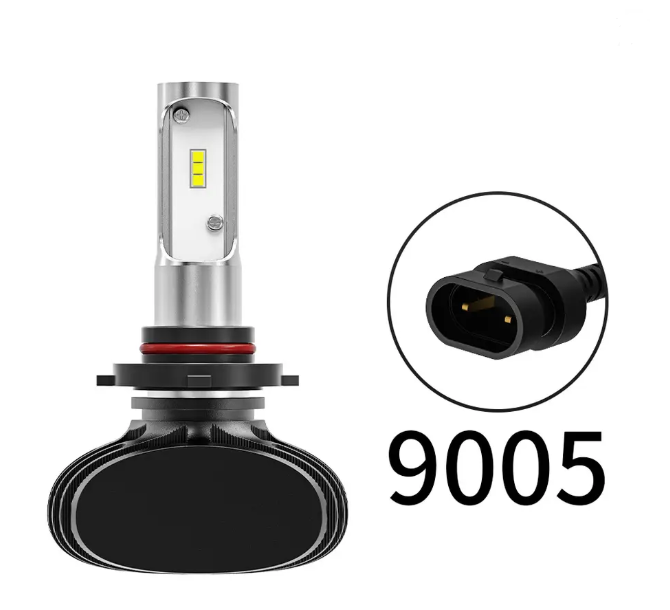2pcs LED Car Headlight LED Bulb H1 H3 H4 H47 H8/H11 9005 LED Lights Car Canbus Headlamp Hi/Lo Beam Light Fog Lamp White 6000k