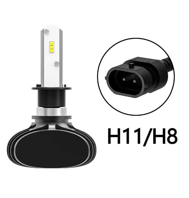 2pcs LED Car Headlight LED Bulb H1 H3 H4 H47 H8/H11 9005 LED Lights Car Canbus Headlamp Hi/Lo Beam Light Fog Lamp White 6000k