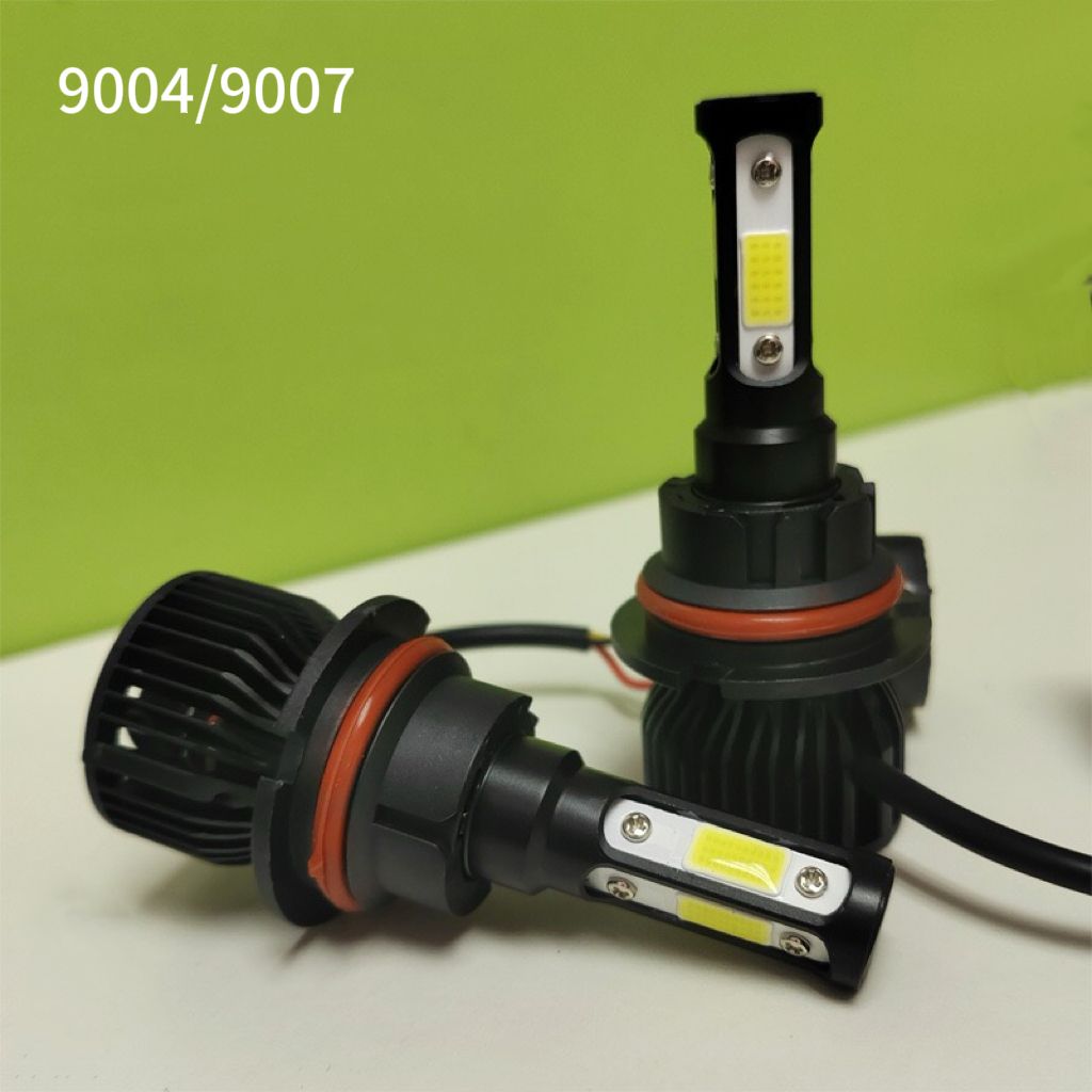 2PCS LED Headlight Bulbs For H8/H11 H4 H7 9005 9004/9007 6000K White Auto Headlamp 12V Four Luminous Faces