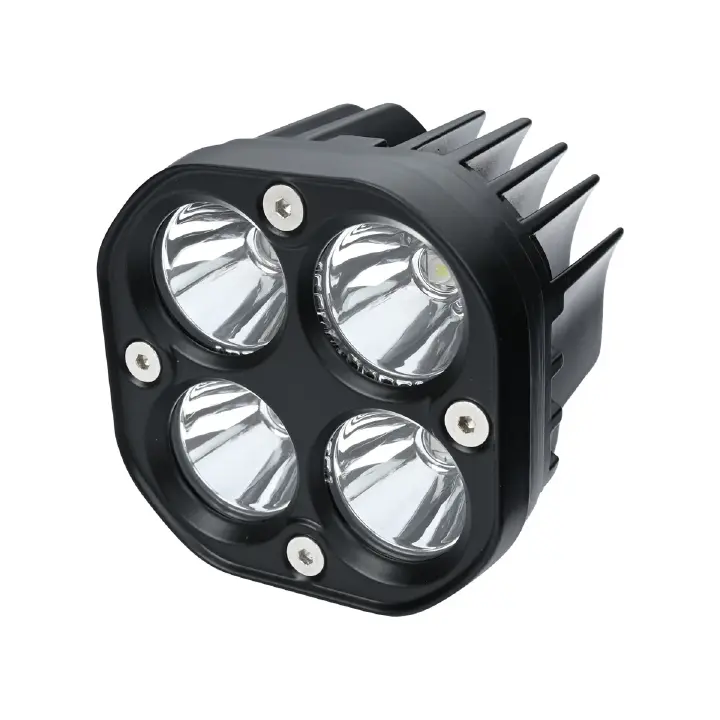 1PC LED Work Light 40W Spotlights Off-Road Vehicle Modification Motorcycle Light Engineering 6000K White Fog Lights Accessories Lamps