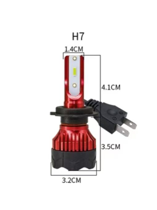 2PCS H4 H7 LED Headlight 120W 12V LED H4 H7 White 6000K Bulbs Auto Fog Lights High Brightness IP67 Waterproof Universal Car Accessories Tools