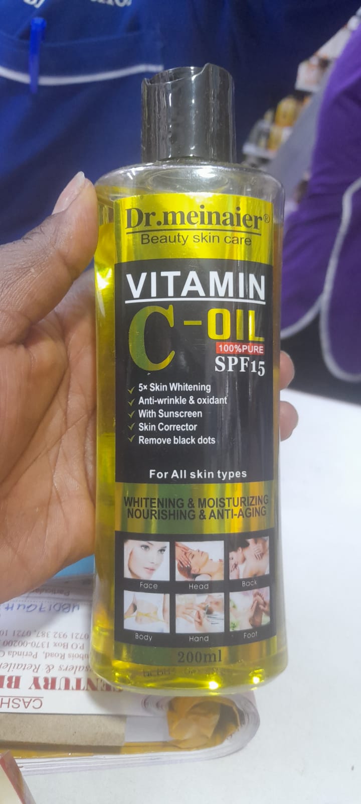 dr meinaier vitamin C oil with spf15