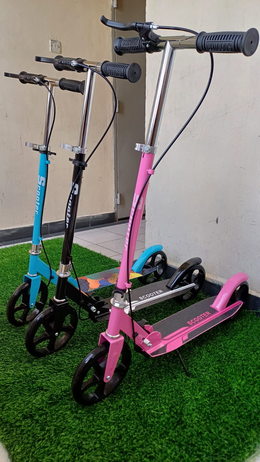 [ 📍NEW LIMITED OFFER📍🤑DONT MISS OUT 🤑!!! ] 1pc Kids Scooter With Handle Brakes age 8years+