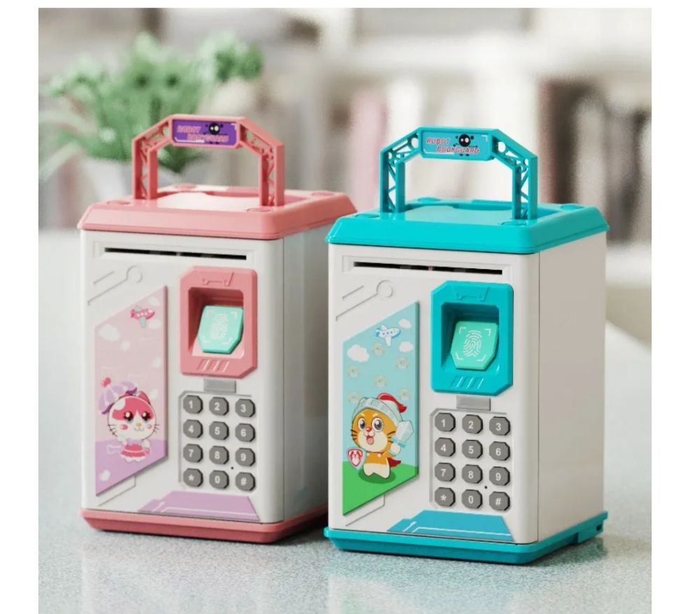 Electronic Money box with fingerprint /password security