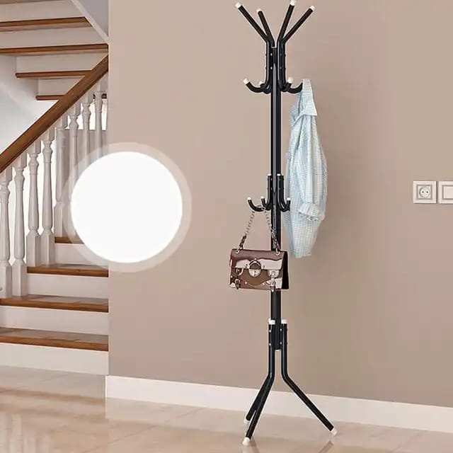 Floor Standing Coat Rack Handbag/Clothes/Hat Rack Organizer