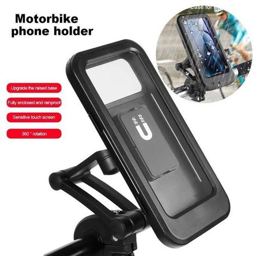 Motorcycle phone holder, bicycle handlebar holder, TPU touch screen waterproof case