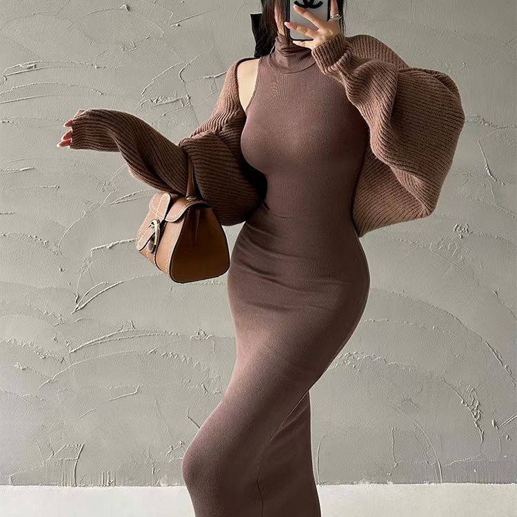 Sexy Sleeveless Bodycon Dress for Women, Summer Fashion Stretchy Ribbed Long Pencil Dress