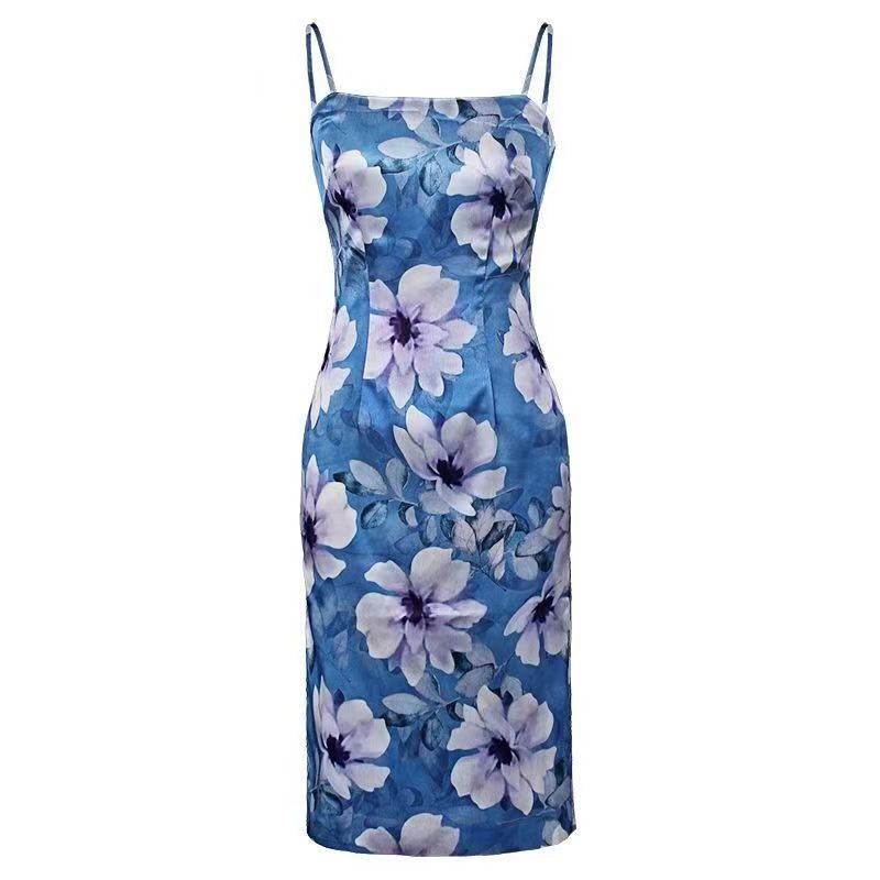 2025 Summer New Arrival Petite Floral Strapless Dress - French Style Elegant Slimming Mini Dress, Perfect for a Fairy-like First Love Look