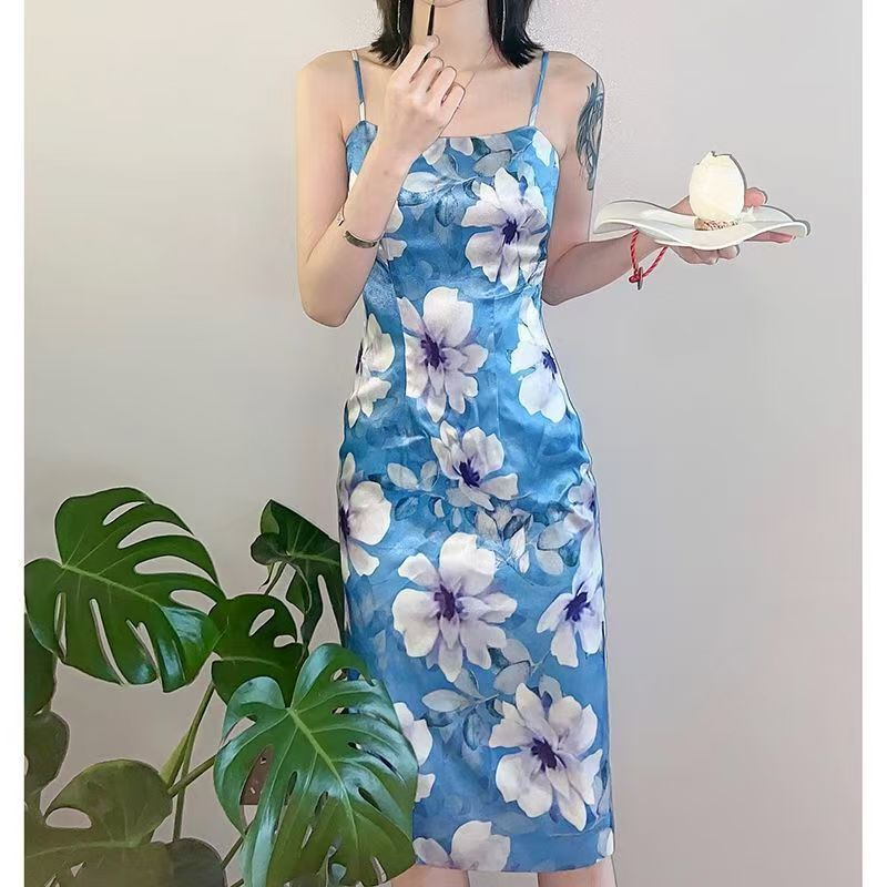 2025 Summer New Arrival Petite Floral Strapless Dress - French Style Elegant Slimming Mini Dress, Perfect for a Fairy-like First Love Look
