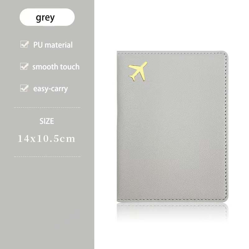 Passport Holder PU leather travel card bag Passport Cover Protective book Portable easy carry smooth touch Ultra-Thin Passport Holder
