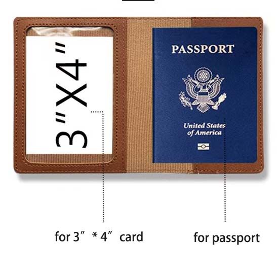 Passport Holder PU leather travel card bag Passport Cover Protective book Portable easy carry smooth touch Ultra-Thin Passport Holder