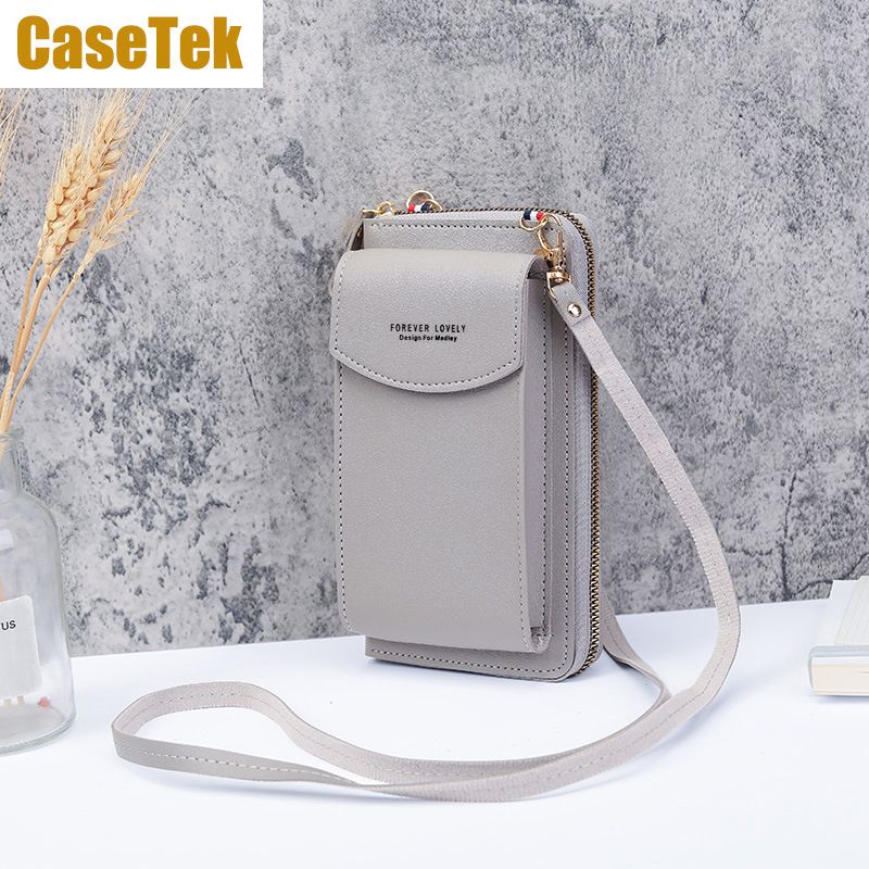 New Arrival wallet phone bag PU leather purse small sling bag ladies fashion bag handbags for women lady sling bag women's bag shoulder bag for women Casetek