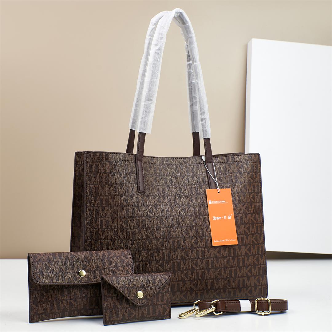 [ EMBRACE THE LATEST TREND 🤩🤩✨ !!! ] 3 IN 1 Brand New Very High Quality Stylish and Luxurious Comfortable Ladies Handbag Exclusive and Enticing .Designed With Durability and Functionality ✔👌