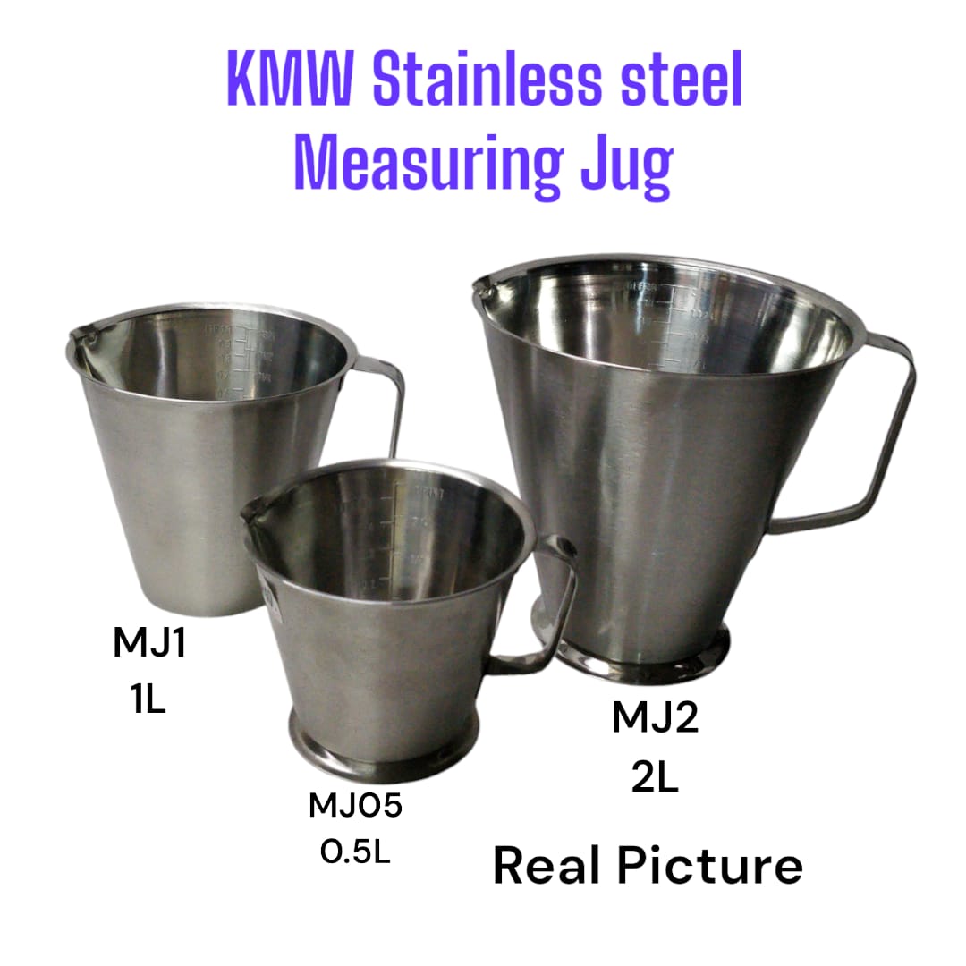 [ MAKES IT EASY AND SAVES COSTS 🤩🤩✨ !!! ] Single Size 1 Ltr Brand New Very High Quality Stylish and Luxurious Home and Kitchen KMW Stainless steel Measuring Jug