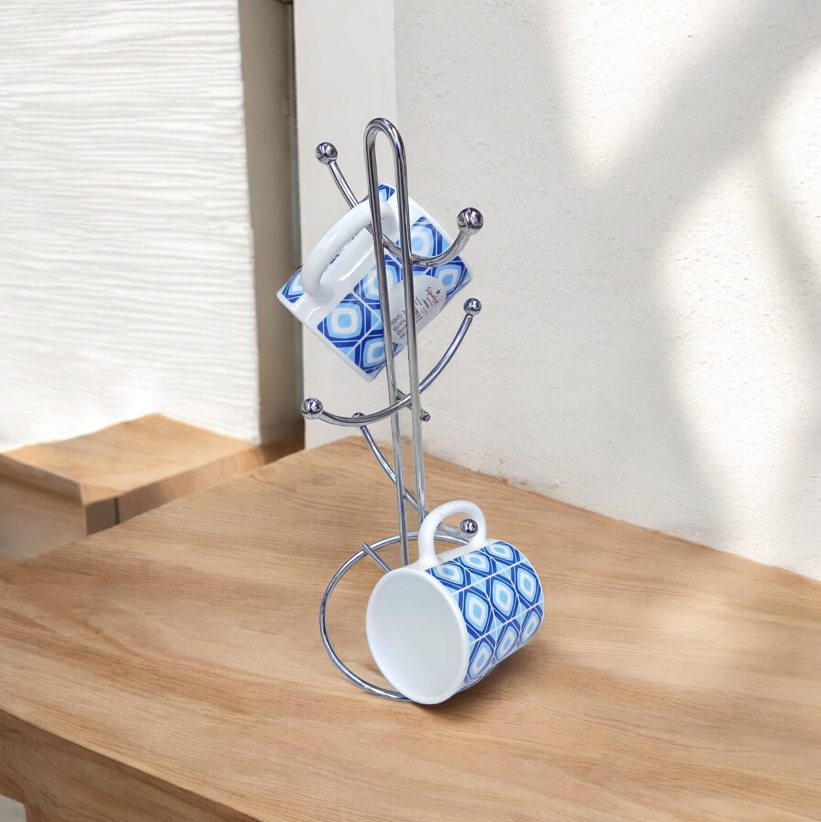 🌟 PREMIUM OFFER 🌟 1PC Heavy Duty Stainless Steel Cup Holder – Modern, Space-Saving & Durable