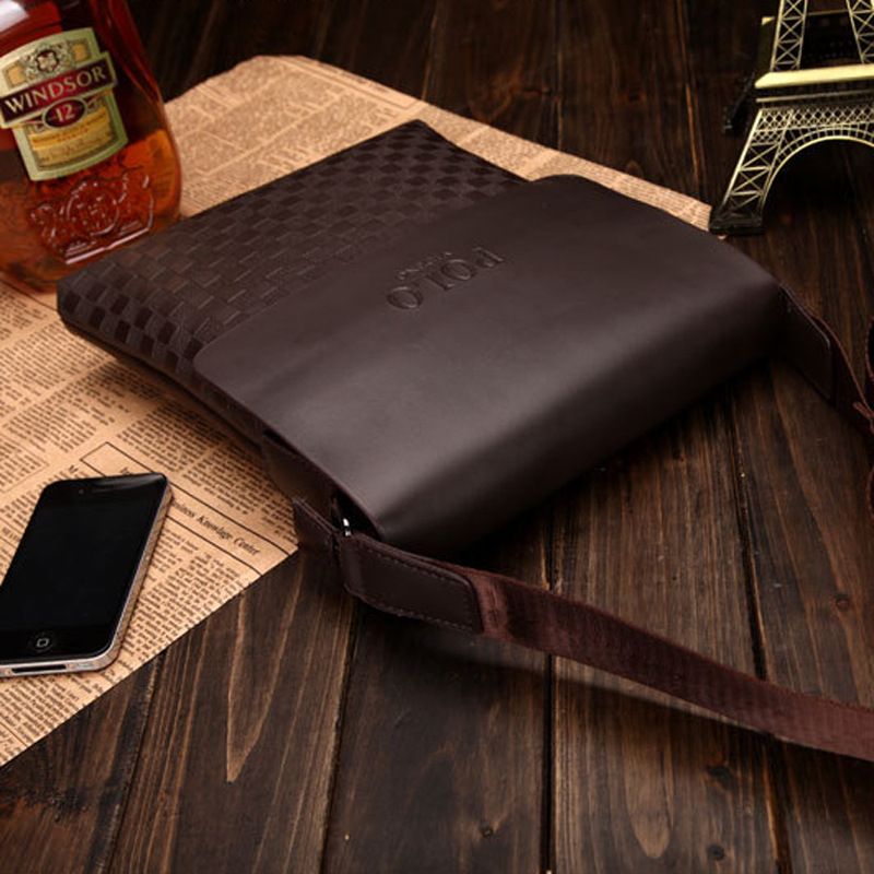 New men's shoulder bag, crossbody bag, new casual business bag, Pu bag, gift for boyfriend