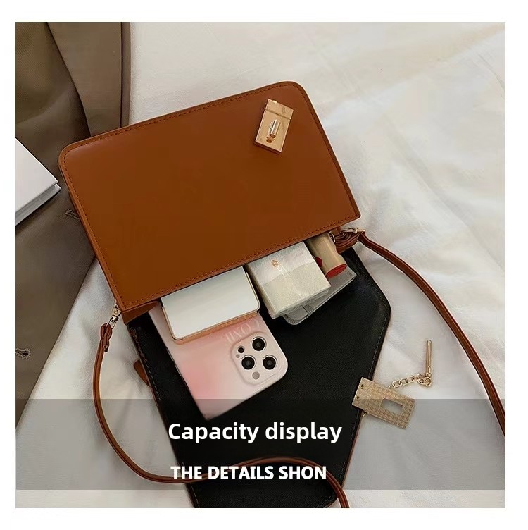 New shoulder bag messenger bag handbag simple chain small bag fashion leisure diamond lattice women's bag small square bag gift for girlfriend