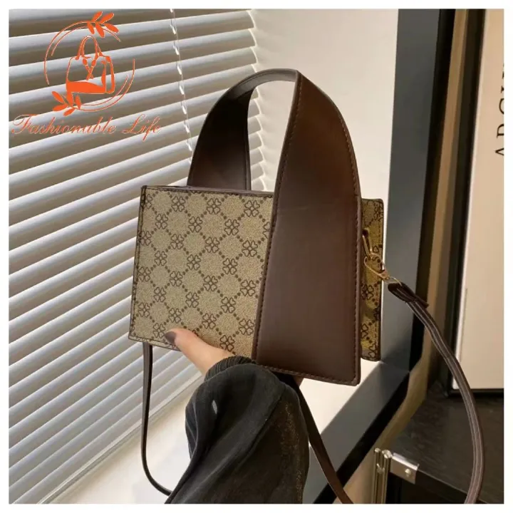 Newly arrived fashionable handbag, crossbody bag, patchwork shoulder bag, fashionable and versatile birthday gift, Valentine's Day gift