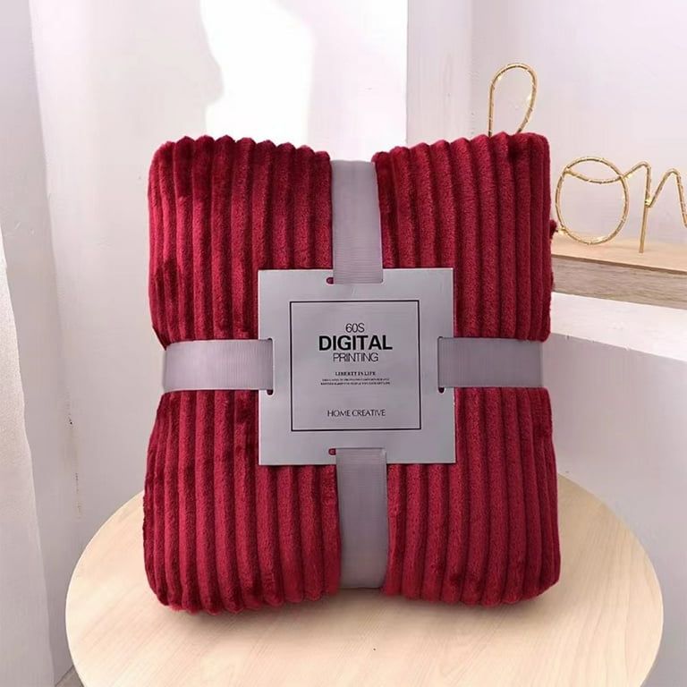 CLEARANCE OFFER Fleece Cozy Warm Velvet Throw Blanket 6*6