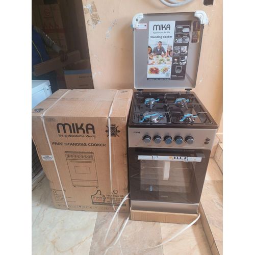 CLEARANCE OFFER Mika Full All Gas Free Standing Gas Cooker- 50*60, Gas Oven