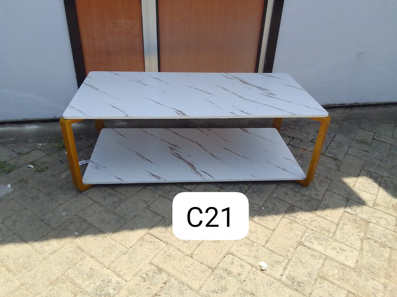 CLEARANCE OFFER Executive  MDF marble effect table