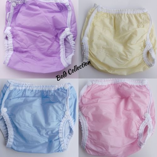 CLEARANCE OFFER Fashion 4PCs Washable Waterproof Nylon Urine Baby Pants