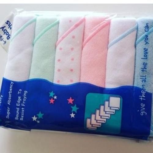 CLEARANCE OFFER Fashion Baby Washcloth Set 6pcs