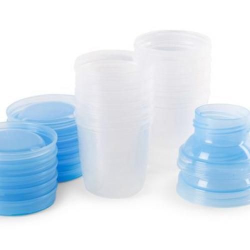 CLEARANCE OFFER Mom Easy Breast Milk Storage Containers-6 Cups With Lids