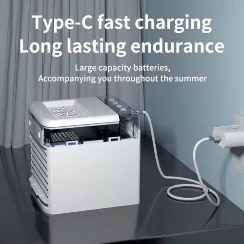 New Portable Ultra Air Cooler USB Cooling Fan Personal Air Conditioner with LED